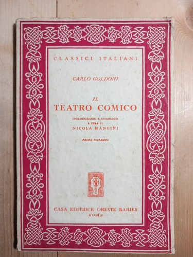 Carlo goldoni il teatro - carlo,