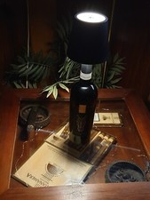 Lampada da tavolo bottiglia, Led, 3 modalità luce, dimmerabile, ricaricabile Tou