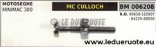 90658 68656 110907 84229 TENDICATENA TIRACATENA MOTOSEGA McCULLOCH MINIMAC 300