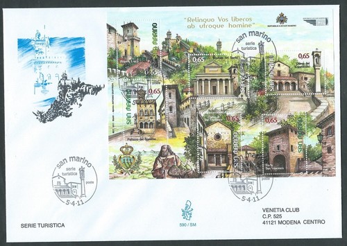2011 san marino fdc venetia - 2011,