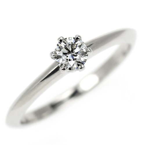 Anello tiffany pt950 diamante - anello,