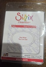 Sizzix Clearlits OVALE #654409