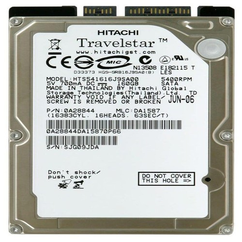 Hard disk hdd 160gb hitachi - disk,