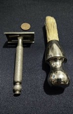 Set - Rasoio e pennello da barba VINTAGE anni 50