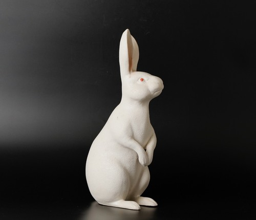 Okimono coniglio ceramica