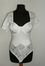 Body Top Sotto giacca DONNA  Tg 5 ° in Merletto e Lycra 