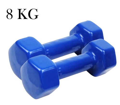 Coppia pesi palestra - coppia, 8kg