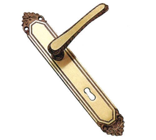 Maniglia per porta ottone - in,