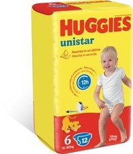 53038 HUGGIES UNISTAR PANNOLINI 6 EXTRALARGE 14PZ