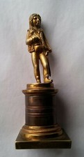 Bronzo dorato francese raffigurante Ussaro, periodo Impero
