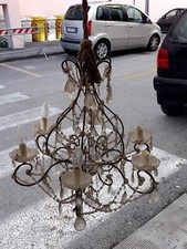 Lampadario barocco con