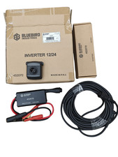 Inverter Bluebird 12V/24V originale con cavo morsetti per abbacchiatore Olimpo