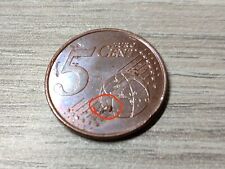 Moneta Da 5 Centesimi Di Euro Rara Con Errore Di Conio SULLA SFERA