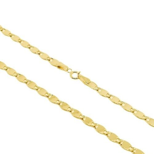 Collana catena maglia piatta