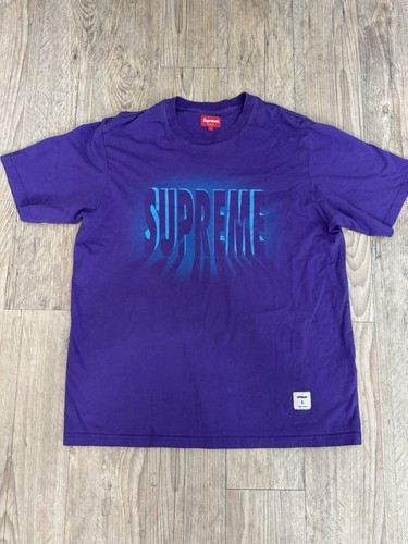 Shirt supreme viola grafica - supreme,