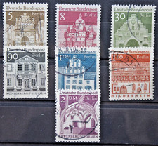 Berlino Germania 1966 Edifici Storici Serie Francobolli Timbrati (C.8)
