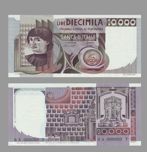 10000 lire diecimila - 10000,