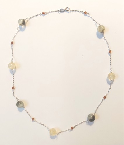 Collana argento 925 con - collana,