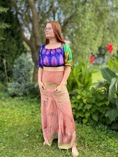 Shiny pale rose Indian silk