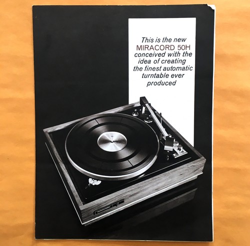 Brochure vendita giradischi