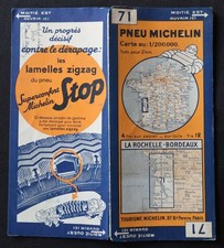 Mappa 1934 MICHELIN 71 LA