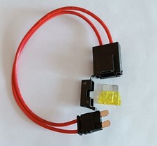 Cavo prolunga da fusibile per riavvio reset display AUTORADIO 20A  save batteria
