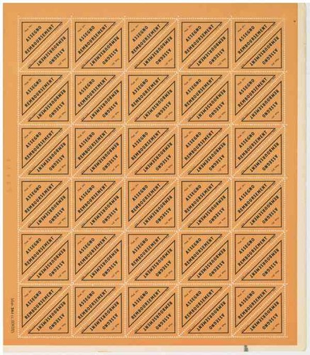 Foglio intero etichetta - foglio,