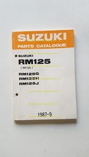 Suzuki RM 125 Cross 1987 catalogo ricambi originale