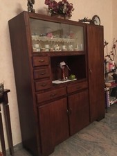 Mobile vetrinetta anni 50/60 completamente restaurata.Usato cm 170 x 150 x 40