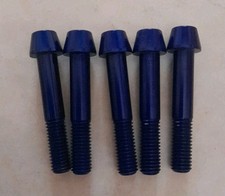 Valter Moto N.5 Viti In Ergal Passo 8 Colore Blu Scuro