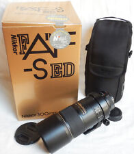 NIKON 300mm f4 AF-S D ED IF + Paraluce Hood + Soft Case + BOX Scatola Nikkor