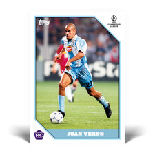 Topps The Lost Rookie Cards 2023 - Card 007 - Juan Veron - SS Lazio