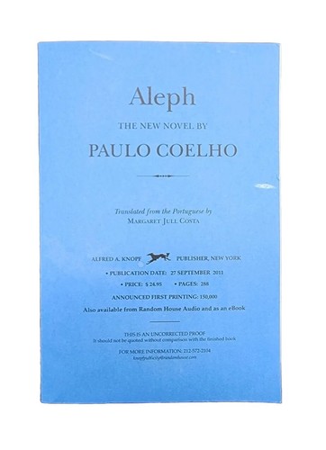 Aleph paulo coelho - paulo, •