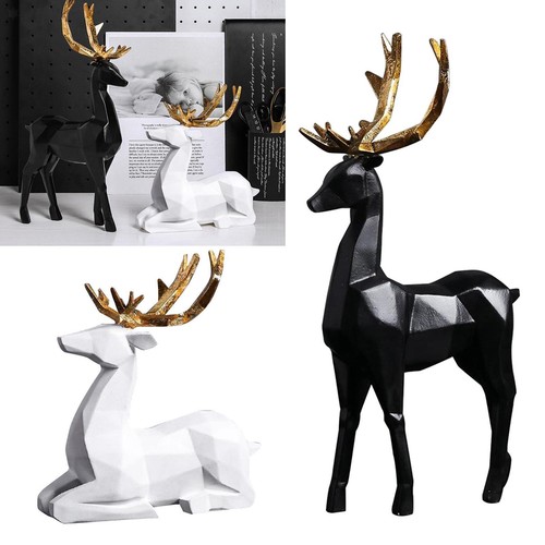 Resina alce scultura ornamento - alce,