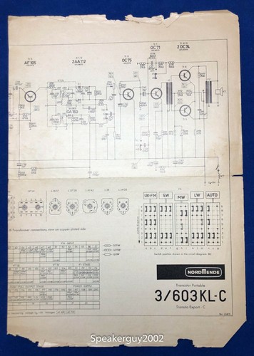 Nordmende schema transistor - /,