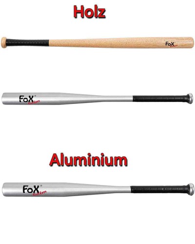 Mazza baseball alluminio o - alluminio,