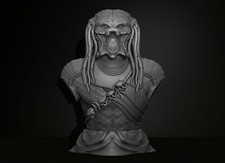 Predator Bust -- File Stl for