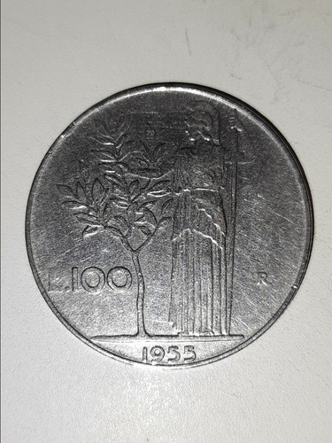 100 lire dea - minerva, 1955