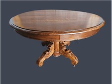 TAVOLO ROTONDO ALLUNGABILE ALLUNGABILE LUIGI FILIPPO EPOCA XIX SECOLO RESTAURATO