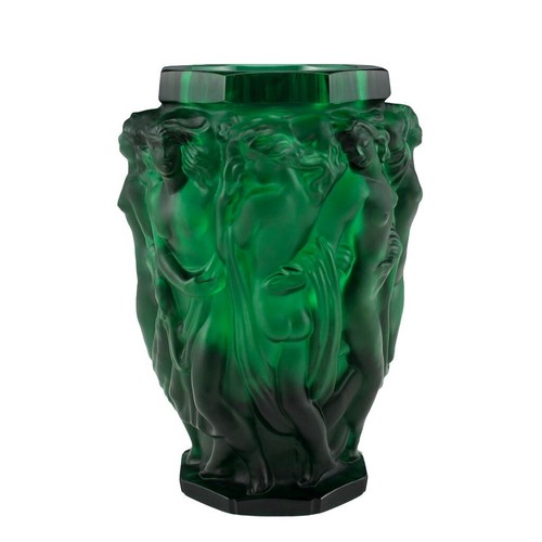 Vaso baccanti vetro - vetro, verde