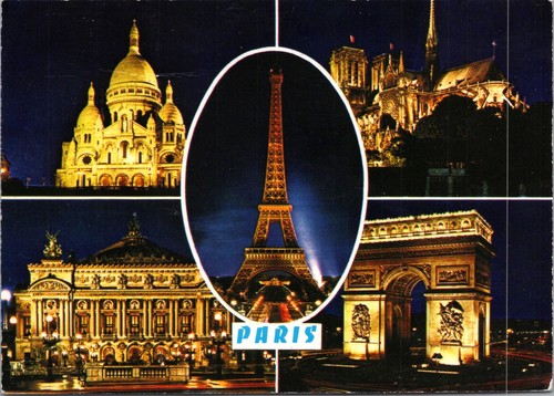 Paris night illuminations - night,