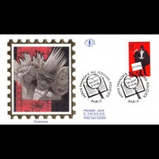 CEF soie - Fantômas - oblit