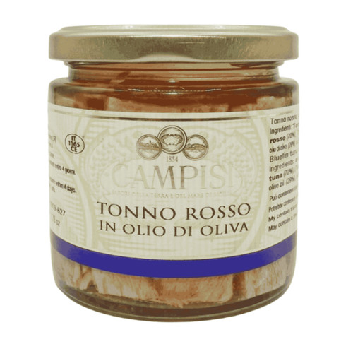 Tonno rosso olio oliva - rosso, in