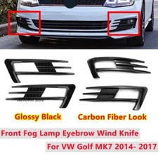 2x Griglia cover fendinebbia per VW Golf 7 Golf VII MK7 GTI 2014-2017
