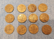 Monete da venti Lire Italiane 1958, lotto 12 pezzi circolati