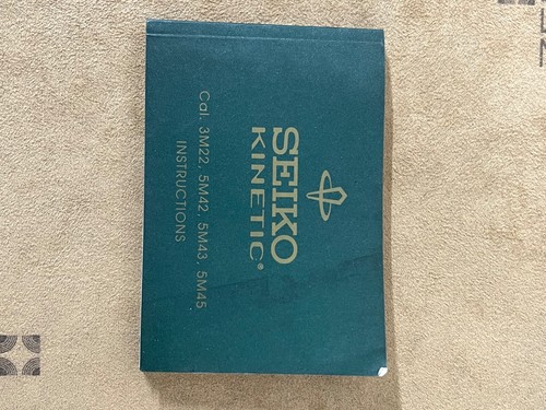 Seiko kinetic 3m22 libretto - kinetic,