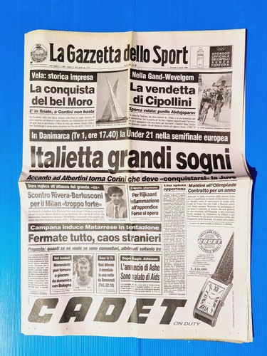 Gazzetta dello sport aprile - dello, 9