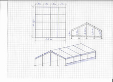 capannone montabile in ferro