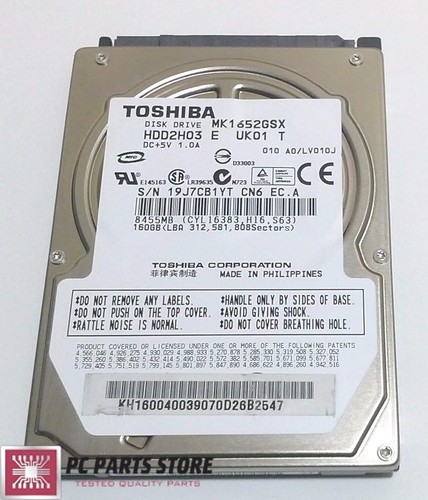 Toshiba 160 mk1652gsx - gb,