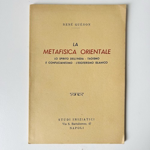 Rene guenon la metafisica - guenon,